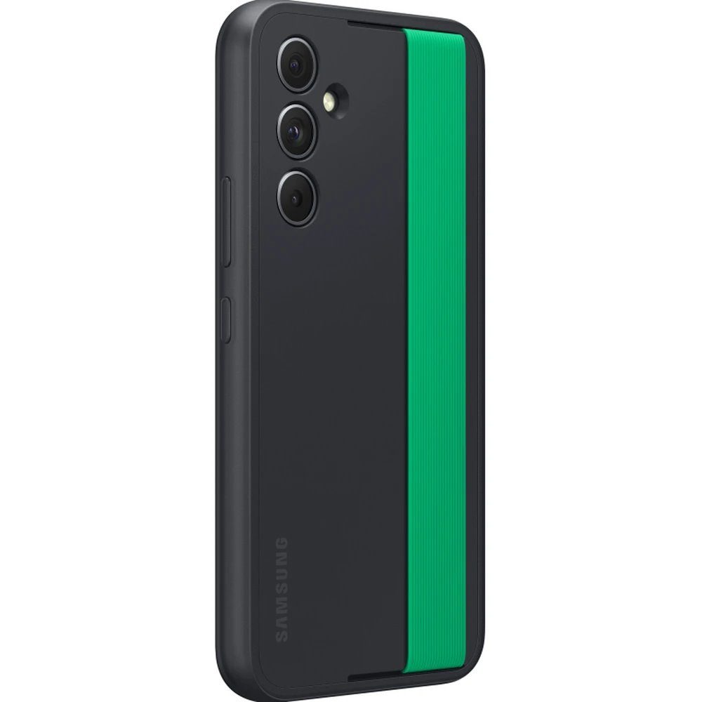 Samsung Galaxy A54 5G Slim Strap tok pánttal (Fekete)