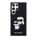 Samsung Galaxy S23 Ultra Karl Lagerfeld PU Saffiano Karl and Choupette NFT tok (Fekete) – KLHCS23LSANKCPK