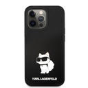 Apple iPhone 13 Pro Karl Lagerfeld Liquid Silicone Choupette NFT tok (Fekete) – KLHCP13LSNCHBCK