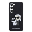 Samsung Galaxy S23+ Karl Lagerfeld PU Saffiano Karl and Choupette NFT tok (Fekete) – KLHCS23MSANKCPK