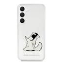 Samsung Galaxy S23+ Karl Lagerfeld PC/TPU Choupette Eat tok (Átlátszó) – KLHCS23MCFNRC