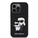 Apple iPhone 13 Pro Karl Lagerfeld PU Saffiano Karl and Choupette NFT tok (Fekete) – KLHCP13LSANKCPK