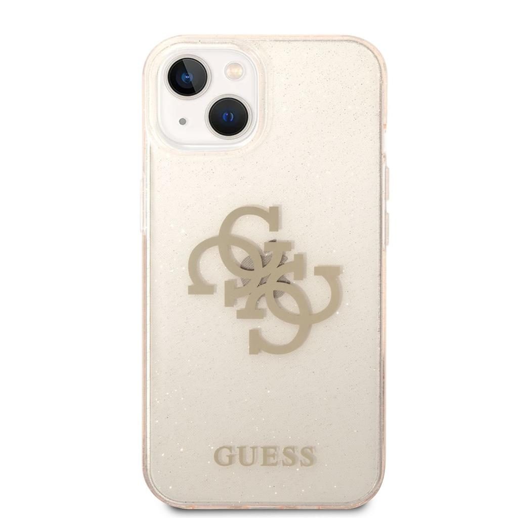 Apple iPhone 14 Guess TPU Big 4G Full Glitter tok (Arany) – GUHCP14SPCUGL4GGO