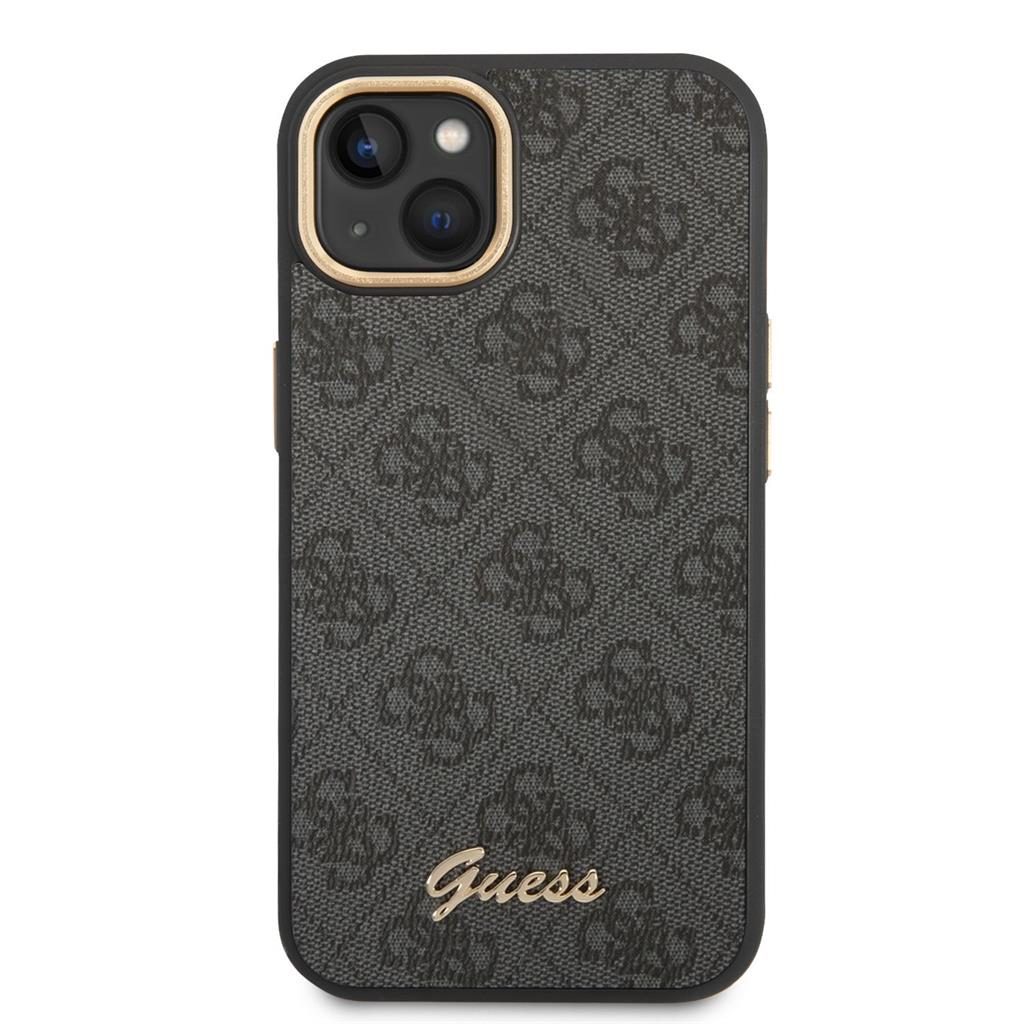 Apple iPhone 14 Plus Guess 4G Metal Camera Outline tok (Fekete) - GUHCP14MHG4SHK