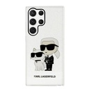 Samsung Galaxy S23 Ultra Karl Lagerfeld IML Glitter Karl and Choupette NFT tok (Átlátszó) – KLHCS23LHNKCTGT
