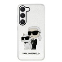 Samsung Galaxy S23+ Karl Lagerfeld IML Glitter Karl and Choupette NFT tok (Átlátszó) – KLHCS23MHNKCTGT