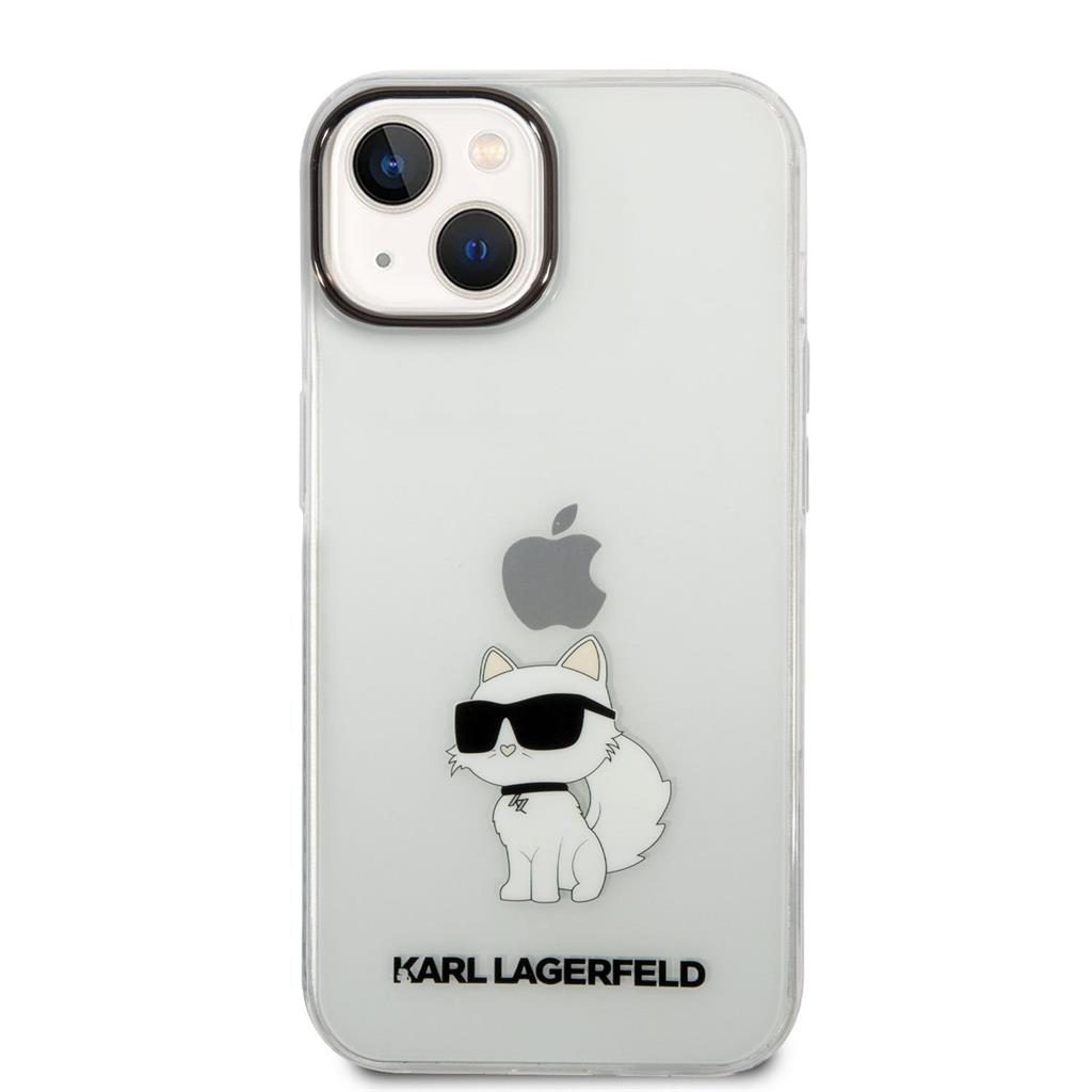 Apple iPhone 14 Plus Karl Lagerfeld IML Choupette NFT tok (Átlátszó) – KLHCP14MHNCHTCT