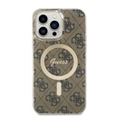 Apple iPhone 14 Pro Max Guess 4G IML MagSafe tok (Barna) - GUHMP14XH4STW