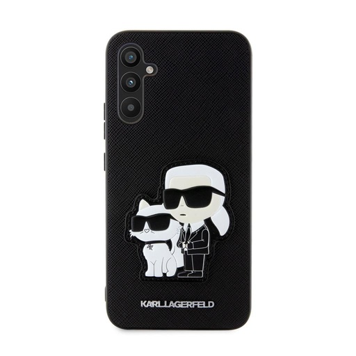 Samsung Galaxy A54 5G Karl Lagerfeld PU Saffiano Karl and Choupette NFT tok (Fekete) – KLHCA54SANKCPK