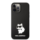 Apple iPhone 13 Pro Max Karl Lagerfeld Liquid Silicone Choupette NFT tok (Fekete) – KLHCP13XSNCHBCK