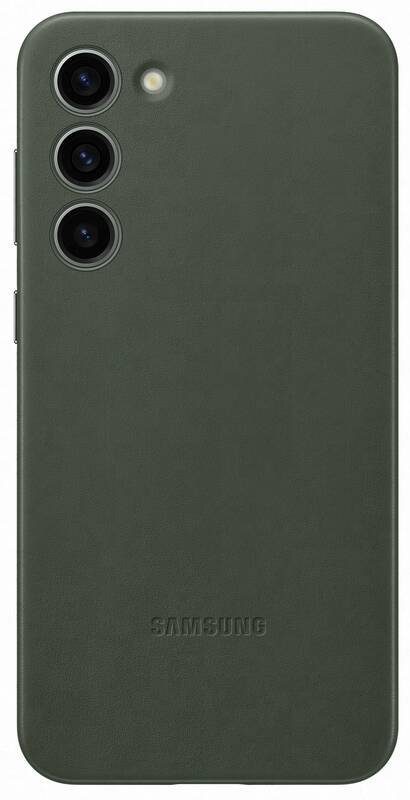 Samsung Galaxy S23+ Leather tok (Zöld)