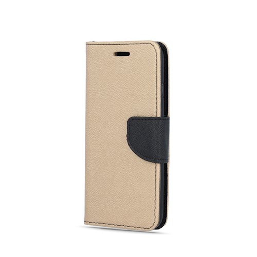 Samsung Galaxy A14 4G / Galaxy A14 5G smart fancy mágneses notesz tok (Arany-Fekete)