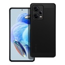 Xiaomi Redmi 12 Pro Plus 5G Breezy lyukacsos műanyag hátlap tok (Fekete)