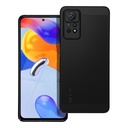 Xiaomi Redmi Note 11 Pro / Redmi Note 11 Pro 5G Breezy lyukacsos műanyag hátlap tok (Fekete)