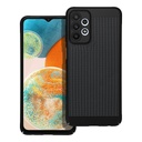 Samsung Galaxy A23 5G Breezy lyukacsos műanyag hátlap tok (Fekete)