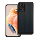 Xiaomi Redmi Note 12 Pro 4G Breezy lyukacsos műanyag hátlap tok (Fekete)