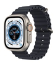 Apple Watch Ultra GPS + Cellular 49mm Titanium Midnight Ocean Band MQFK3FD/A
