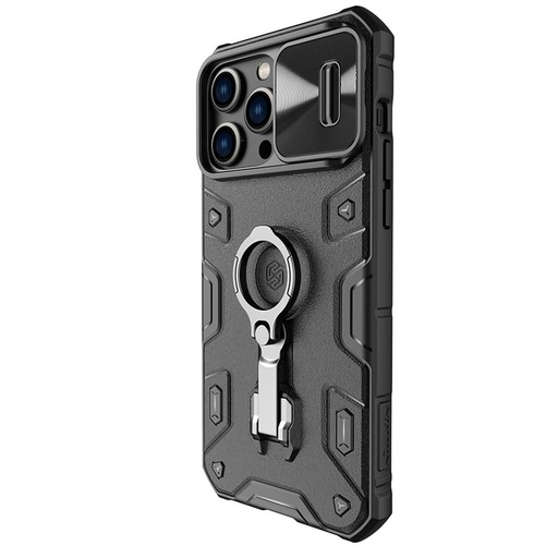 Apple iPhone 14 Pro Max Nillkin CamShield Armor Pro hátlap tok (Fekete)