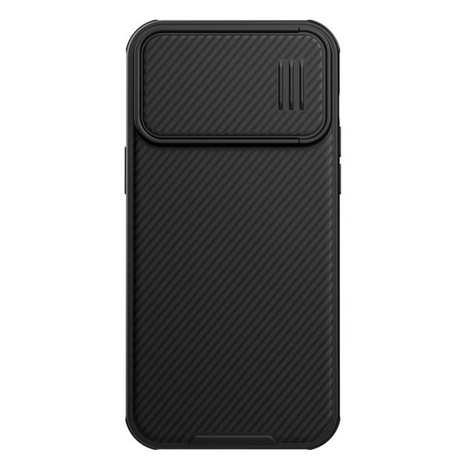 Apple iPhone 14 Pro Max Nillkin CamShield S MagSafe hátlap tok (Fekete)