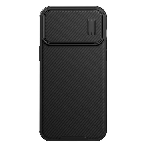 Apple iPhone 14 Pro Max Nillkin CamShield S MagSafe hátlap tok (Fekete)