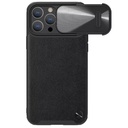 Apple iPhone 14 Pro Max Nillkin CamShield Leather S MagSafe hátlap tok (Fekete)