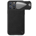 Apple iPhone 14 Pro Nillkin CamShield Leather S MagSafe hátlap tok (Fekete)
