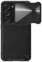 Samsung Galaxy S23 Plus Nillkin CamShield Leather S hátlap tok (Fekete)