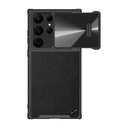 Samsung Galaxy S23 Ultra Nillkin CamShield Leather S hátlap tok (Fekete)