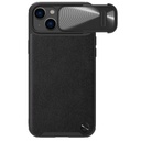 Apple iPhone 14 Nillkin CamShield Leather S MagSafe hátlap tok (Fekete)