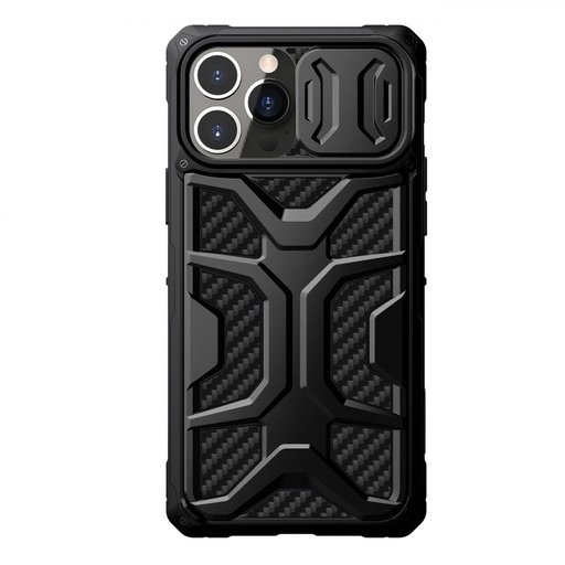 Apple iPhone 13 Pro Nillkin Adventurer strapabíró hátlap tok (Fekete)