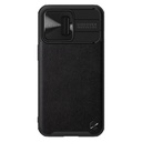 Apple iPhone 13 Pro Nillkin CamShield Leather hátlap tok (Fekete)