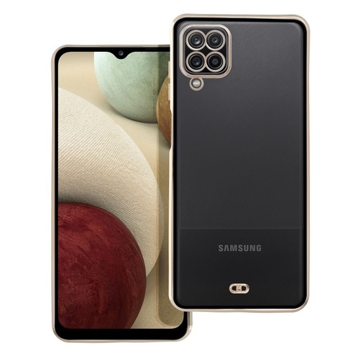 Samsung Galaxy A12 LUX hátlap tok (Fekete)