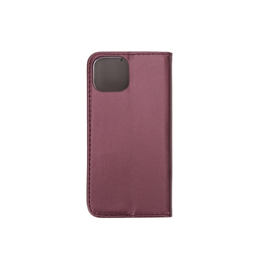 Apple iPhone 13 Mini smart magnetic mágneses notesz tok (Bordó)