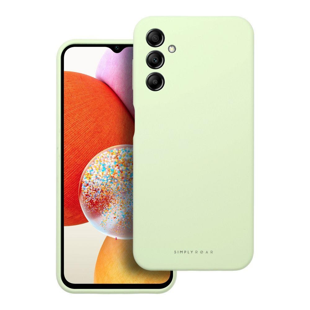 Samsung Galaxy A14 4G / Galaxy A14 5G Roar Cloud Skin hátlap tok (világos zöld)