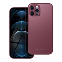 Apple iPhone 12 Pro Max Roar matt üveg hátlap tok (Bordó)