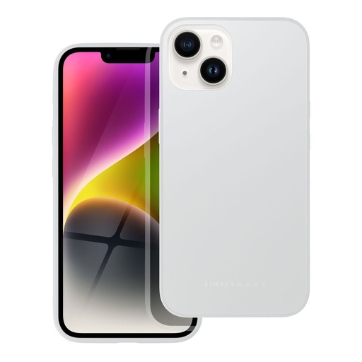Apple iPhone 14 Roar matt üveg hátlap tok (Szürke)