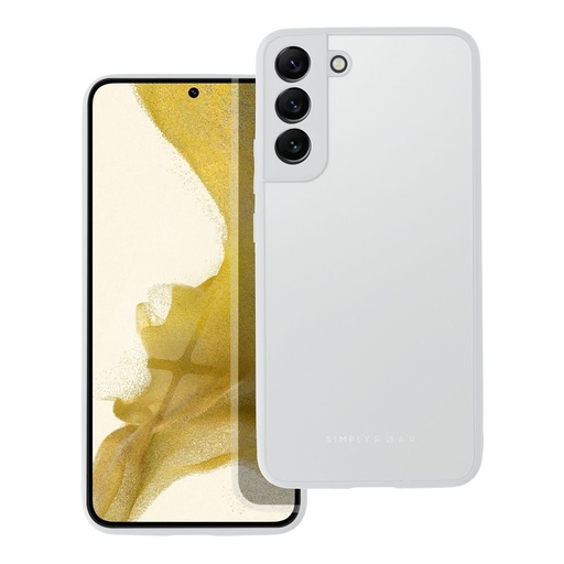 Samsung Galaxy S22 Plus Roar matt üveg hátlap tok (Szürke)
