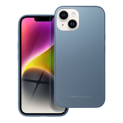Apple iPhone 14 Roar matt üveg hátlap tok (Kék)