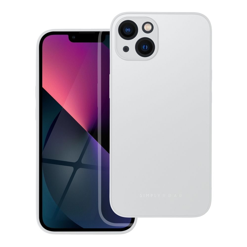 Apple iPhone 13 Roar matt üveg hátlap tok (Szürke)