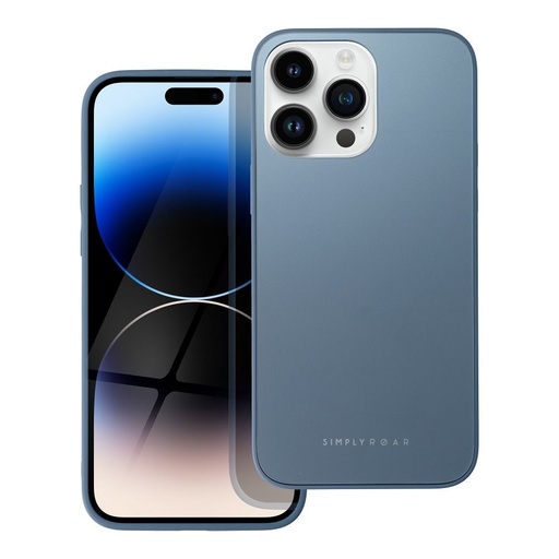 Apple iPhone 14 Pro Max Roar matt üveg hátlap tok (Kék)