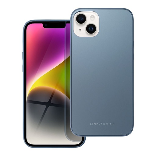 Apple iPhone 14 Plus Roar matt üveg hátlap tok (Kék)