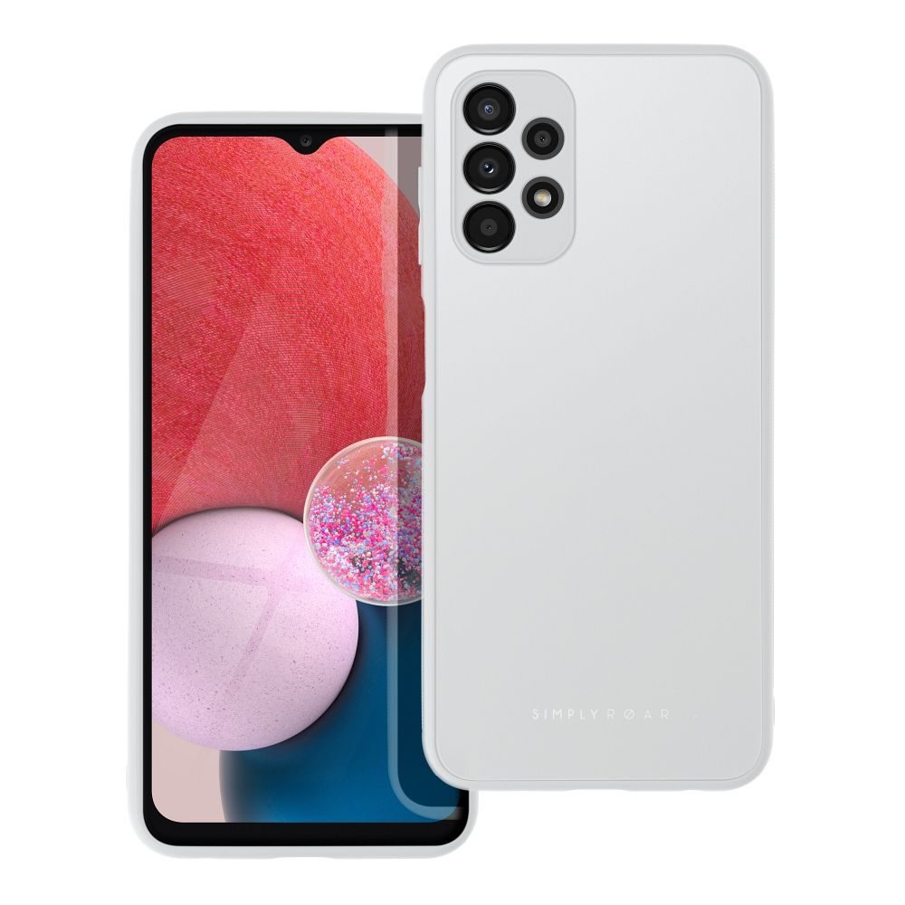 Samsung Galaxy A13 4G Roar matt üveg hátlap tok (Szürke)