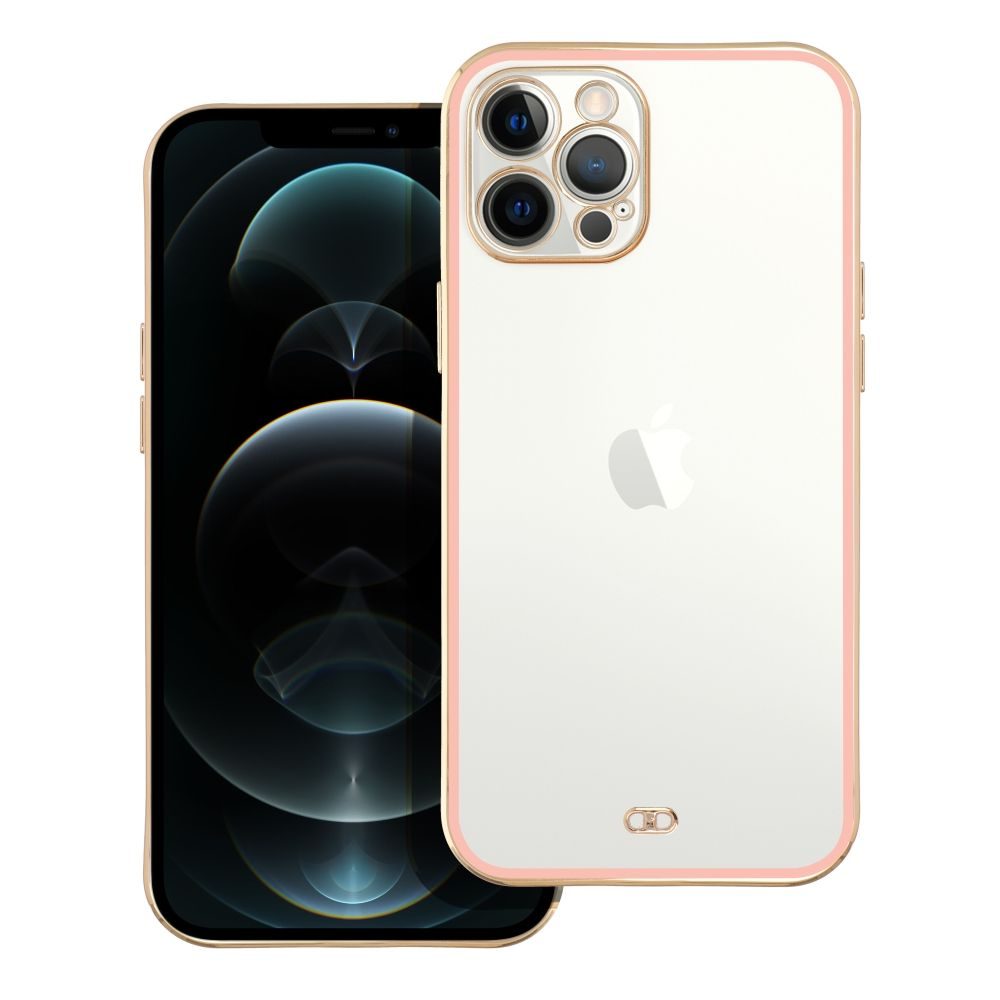 Apple iPhone 12 Pro Max (6.7) LUX hátlap tok (Rózsaszín)