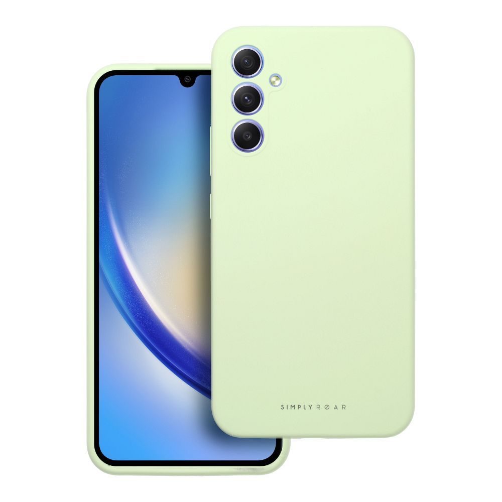 Samsung Galaxy A34 5G Roar Cloud Skin hátlap tok (világos zöld)