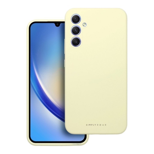Samsung Galaxy A34 5G Roar Cloud Skin hátlap tok (világos sárga)