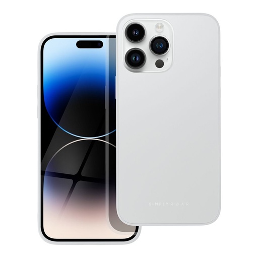 Apple iPhone 14 Pro Max Roar matt üveg hátlap tok (Szürke)