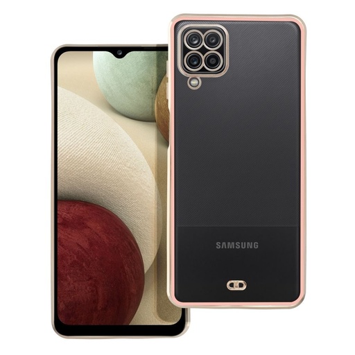 Samsung Galaxy A12 LUX hátlap tok (Rózsaszín)