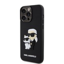 Apple iPhone 15 Pro Max Karl Lagerfeld 3D Karl & Choupette tok (Fekete) – KLHCP15X3DRKCNK