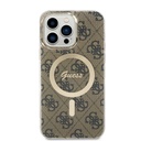 Apple iPhone 15 Pro Max Guess IML 4G MagSafe tok (Barna) - GUHMP15XH4STW