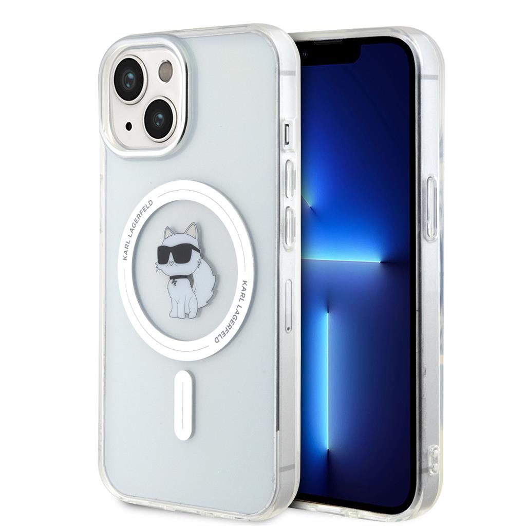 Apple iPhone 15 Karl Lagerfeld IML Ikonik MagSafe tok (Átlátszó) – KLHMP15SHFCKNOT